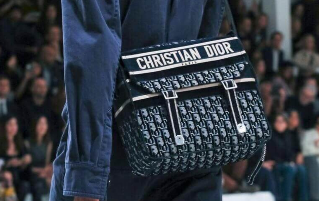 Effortless Elegance: The Oblique Embroidery Camp Bag In Motion Effortless Elegance: The Oblique Embroidery Camp Bag In Motion