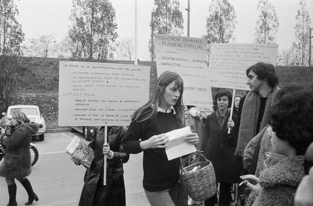 Jane Birkin at a protest rally in Paris Jane Birkin at a protest rally in Paris