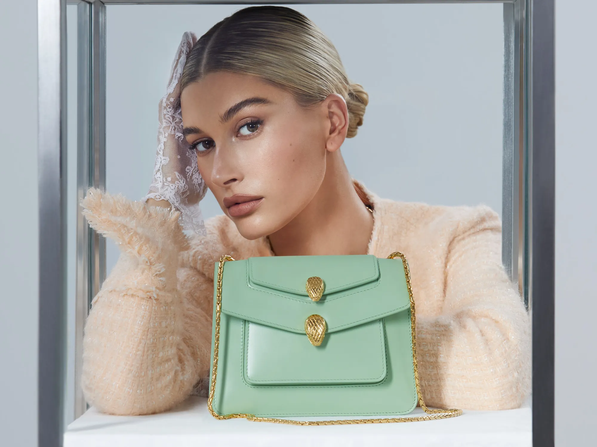 Effortless hands-free chic: the BULGARI Belt Bag styled crossbody for a modern edge. Effortless hands-free chic: the BULGARI Belt Bag styled crossbody for a modern edge.